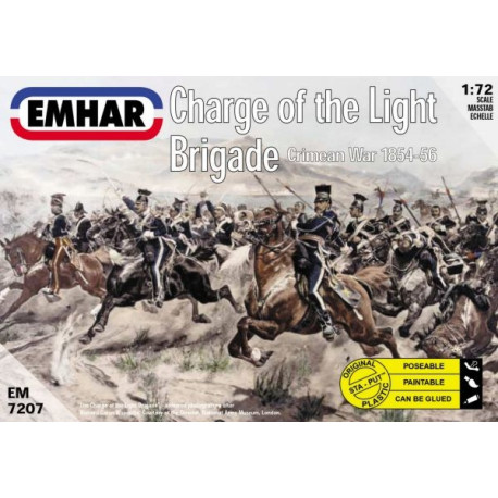 Charge of the Light Brigade Crimean War 1854-56. Escala 1:72. Marca Emhar. Ref: EM7207.