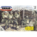 Figuras de Infanteria Americana WWI " Doughboys". Escala 1:72.  Marca Emhar. Ref: EM7209.