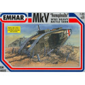 Tanque heavy battle, Mk V "Hermaphrodite" WWI. Escala 1:35. Marca Emhar. Ref: EM4005.