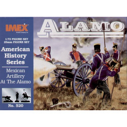 Set Artillería Mexicana en el Álamo. Escala 1:72. Marca Imex. Ref: IM520.