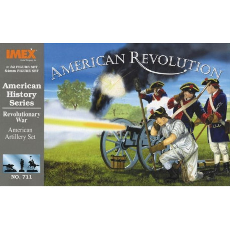 Set Artillería Americana de la guerra de la Independencia. Escala 1:32. Marca Imex. Ref: IM711.