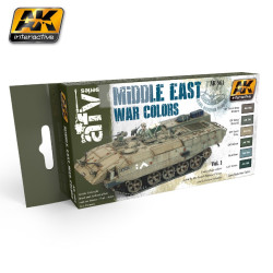 Set colores de la Guerra de Oriente Medio vol.1. Marca AK Interactive. Ref: AK564.