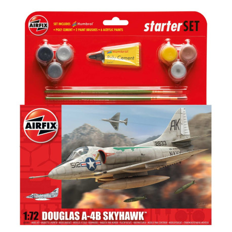 Avión Douglas A-4B  Skyhawk. Escala 1:72. Marca Airfix. Ref: A55203.