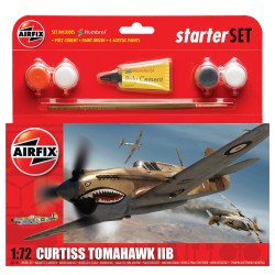 Set Caza Curtiss P-40 Tomahawk IIB. Escala 1:72. Marca Airfix. Ref: A55101.