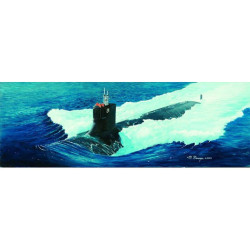 Submarino USS SSN-21 Sea Wolf Ataque. Escala: 1:144. Marca: Trumpeter. Ref: 05904.