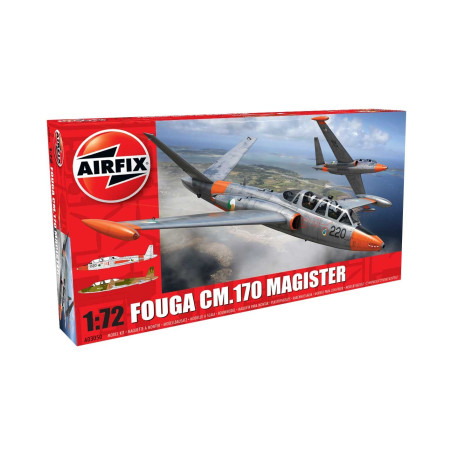Caza Fouga cm.70 Magister. Escala 1:72. Marca Airfix. Ref: A03050.