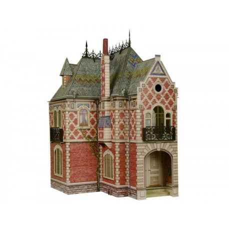 Casa de muñecas victoriana II. Puzzle 3D de Montaje. Serie de casas de muñecas. Marca Clever Paper. Ref: 14329.