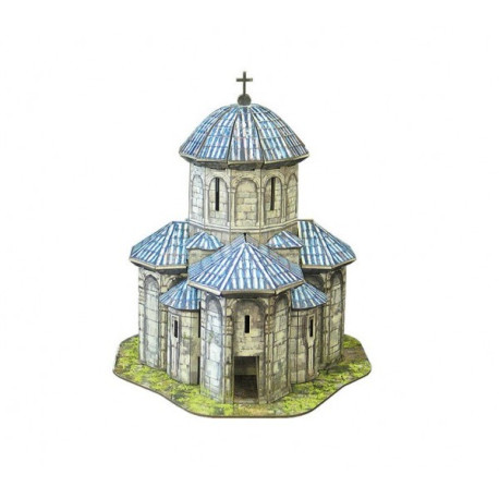 Iglesia de Kvetera( Georgia ). Puzzle 3D de Montaje. Serie de edificios históricos. Marca Clever Paper. Ref: 14323.