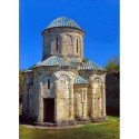Iglesia de Kvetera( Georgia ). Puzzle 3D de Montaje. Serie de edificios históricos. Marca Clever Paper. Ref: 14323.