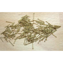Clavos de latón 10 mm (200 unds. ). Marca Amati. Ref: 413410, 4134/10.