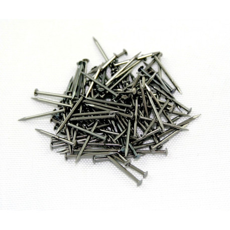 Clavos de hierro bruñido 0.8 x 12 mm ( 200 unds. ). Marca Amati. Ref: 413462.