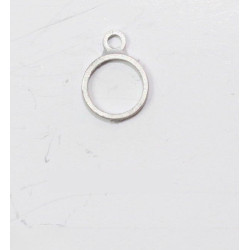 Anillas o zuncho de metal diámetro 6 mm, (4 uds ). Marca Disarmodel. Ref: 20036.