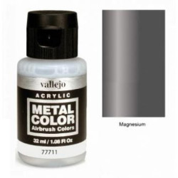 Acrilico Metal color, Magnesio. Bote 32 ml. Marca Vallejo. Ref: 77711.