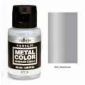 Acrílico Metal color, Aluminio mate. Bote 32 ml. Marca Vallejo. Ref: 77.717.