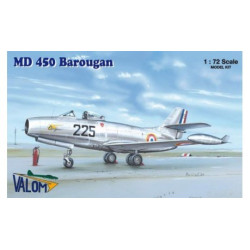 Set avión Dassault Barougan. Escala 1:72. Marca Valom. Ref: 72074.