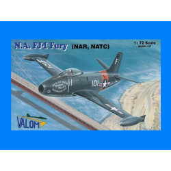 Set avión N.A. FJ-1 Fury (NATC, NAR). Escala 1:72. Marca Valom. Ref: 72104.