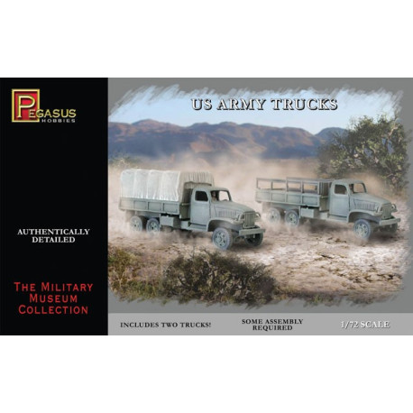 Camión militar USA, WWII. 2 piezas. Escala 1:72. Marca Pegasus. Ref: PG7651.