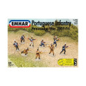 Figuras de Infanteria portuguesa y cazadores peninsular ( 1807-14 ). Escala 1:72. Marca Emhar. Ref: EM7217.