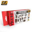 Set leather and buckles ( cuero y hebillas ). Marca AK Interactive. Ref: AK3030.