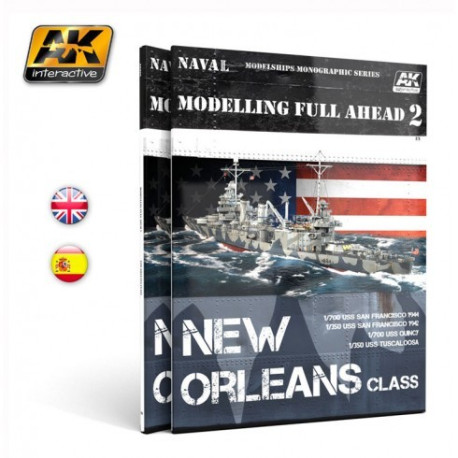 Modelling full ahead 2, New Orleans class. Marca AK Interactive. Ref: AK896.
