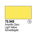 Acrilico Model Color, Amarillo claro, ( 010 ). Bote 17 ml. Marca Vallejo. Ref: 70.949.