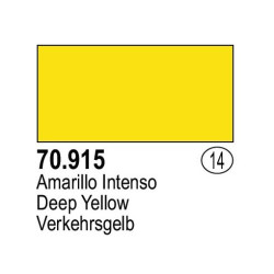 Acrilico Model Color, Amarillo Intenso, deep yellow ( 26 ). Bote 17 ml. Marca Vallejo. Ref: 70.915, 70915.