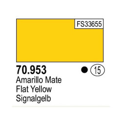 Acrilico Model Color, Amarillo mate, ( 27 ). Bote 17 ml. Marca Vallejo. Ref: 70.953, 70953.