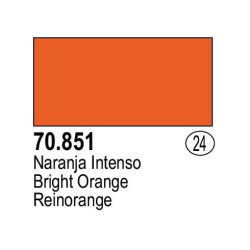 Acrilico Model Color, Naranja Intenso, ( 024 ). Bote 17 ml. Marca Vallejo. Ref: 70.851.