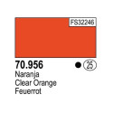Acrilico Model Color, Naranja, ( 025 ). Bote 17 ml. Marca Vallejo. Ref: 70.956.