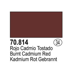 Acrilico Model Color, Rojo tostado, ( 163 ). Bote 17 ml. Marca Vallejo. Ref: 70.814, 70814.
