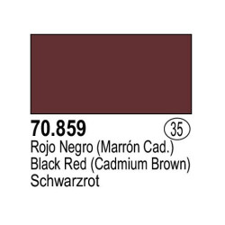Acrilico Model Color, Rojo negro, ( 41 ). Bote 17 ml. Marca Vallejo. Ref: 70.859, 70859.