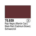 Acrilico Model Color, Rojo negro, ( 035 ). Bote 17 ml. Marca Vallejo. Ref: 70.859.