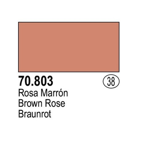 Acrilico Model Color, Rosa marron, ( 038 ). Bote 17 ml. Marca Vallejo. Ref: 70.803.
