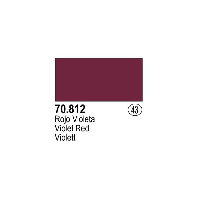 Vallejo Model Color acrylic paint - 70.812 Violet Red