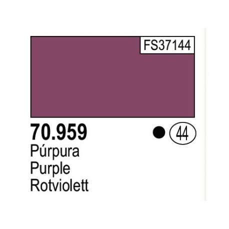 Acrilico Model Color, Púrpura, ( 044 ). Bote 17 ml. Marca Vallejo. Ref: 70.959.