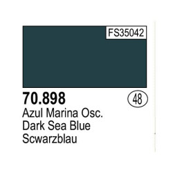 Acrilico Model Color, Azul marina oscuro, ( 72 ). Bote 17 ml. Marca Vallejo. Ref: 70.898, 70898.