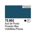 Acrilico Model Color, Azul prusia , ( 051 ). Bote 17 ml. Marca Vallejo. Ref: 70.965.
