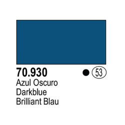 Acrilico Model Color, Azul oscuro, ( 61 ). Bote 17 ml. Marca Vallejo. Ref: 70.930, 70930.