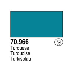 Acrilico Model Color, Turquesa, ( 71 ). Bote 17 ml. Marca Vallejo. Ref: 70.966, 70966.