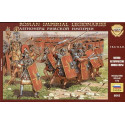 Figuras de legionarios Imperiales romanos, I.BC - II A.D.. Escala 1:72. Marca Zvezda. Ref: 8043.