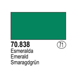 Acrilico Model Color, Esmeralda, ( 071 ). Bote 17 ml. Marca Vallejo. Ref: 70.838.