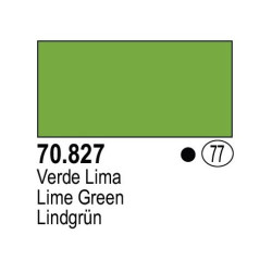 Acrilico Model Color, verde lima, ( 077 ). Bote 17 ml. Marca Vallejo. Ref: 70.827.