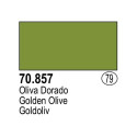 Acrilico Model Color, Oliva dorada, ( 079 ). Bote 17 ml. Marca Vallejo. Ref: 70.857.