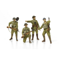 Set Infantería británica de WWI con equipo y armas pequeñas . Escala 1:35. Marca Tamiya. Ref: 32409.