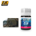 Producto naval weathering, Lavado para cubiertas grises. Bote de 35 ml. Marca AK Interactive. Ref: AK302.