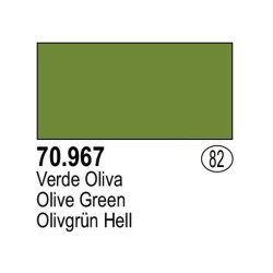 Acrilico Model Color, Verde Oliva, ( 92 ). Bote 17 ml. Marca Vallejo. Ref: 70.967, 70967.
