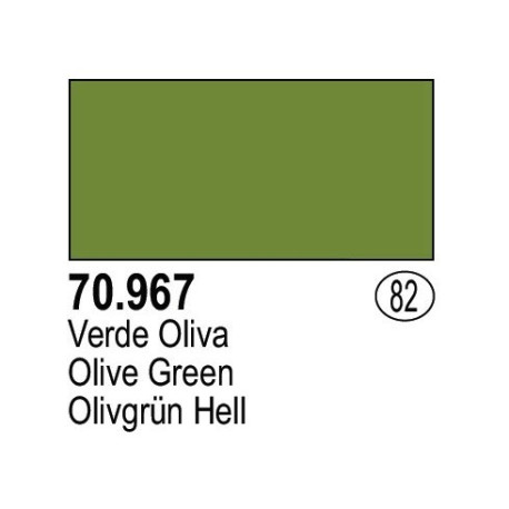 Acrilico Model Color, Verde Oliva, ( 082 ). Bote 17 ml. Marca Vallejo. Ref: 70.967.