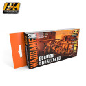 Set Acrílicos para Wargame, German Dunkelgelb. Marca Ak-Interactive. Ref: AK1552.