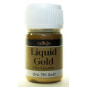 Liquid gold, Gold. Bote 35 ml. Marca Vallejo. Ref: 70.791.