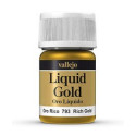 Liquid gold, Rich Gold. Bote 35 ml. Marca Vallejo. Ref: 70.793.